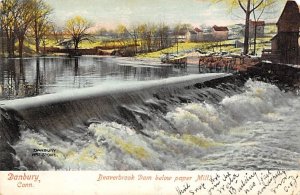 Beaverbrook Dam Below Paper Milk - Danbury, Connecticut CT