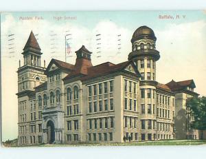 Divided-Back HIGH SCHOOL Buffalo New York NY k0589