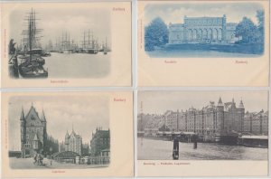 HAMBURG Germany 80 Vintage Postcards Mostly pre-1920 (L5354)