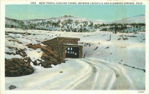 Leadville Glenwood Springs Colorado Carlton Busk-Ivanhoe Tunnel Postcard 21-6417