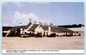 NORWALK, CT ~ Melton Museum STIRRUP CUP RESTAURANT Roadside c1950s  Postcard