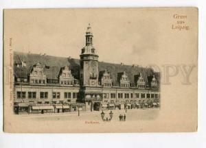 271170 GERMANY Gruss aus LEIPZIG town hall Vintage Pernitzsch