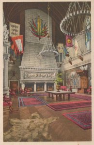 Postcard The Banquet Hall Goeblin Tapestries Biltmore House Gardens Biltmore NC