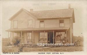 Harris Post Office Harris NY writing on back
