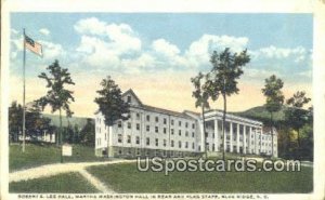 Robert E Lee Hall, Flag Staff in Blue Ridge, North Carolina