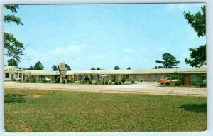 THOMASTON, Georgia GA ~ Roadside GENERAL GORDON MOTEL Coffee Shop 1950s Postcard