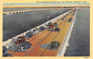 Four Lane Highway - Galveston, Texas TX  