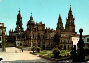 Spain Santiago De Compostela Towers Of The Cathedral 1973
