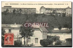 Old Postcard Suresnes Mont Valerien and Chateau des Landes Vue Generale