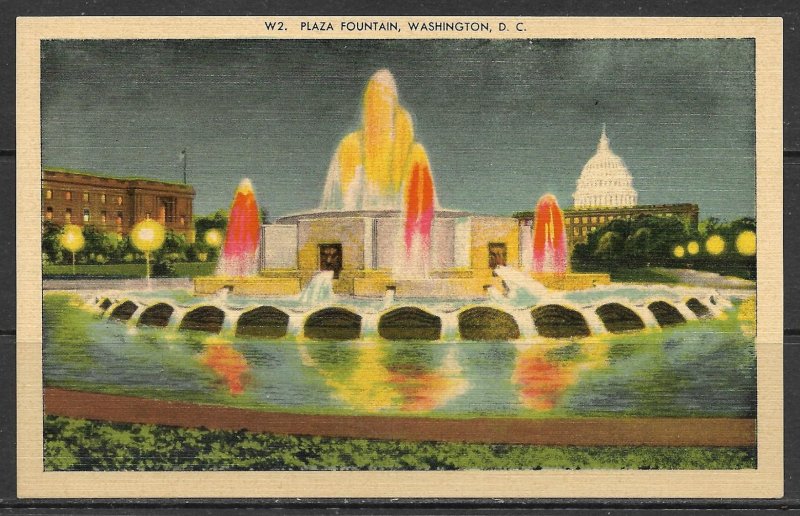 Washington DC - Plaza Fountain - [DC-133]