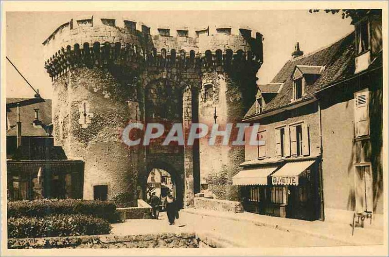 Postcard Old Chartres (Eure et Loir) La Porte Guillaume Buvette