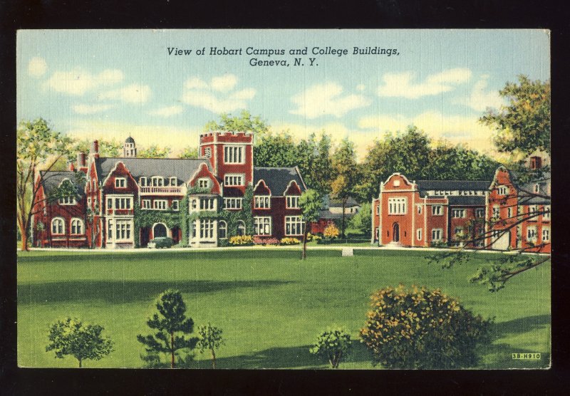 Geneva, New York/NY Postcard, Hobart Campus & College Buildings