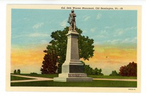 VT - Bennington.  Colonel Seth Warner Monument  