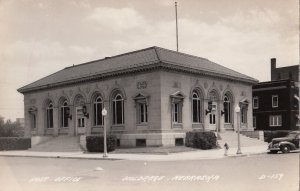 Postcard RPPC Post Office Holdrege Nebraska NE