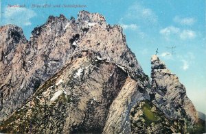 Mountaineering Austria Innsbruck Frau Hitt und Sattelspitzen 1910