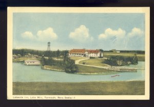 Yarmouth, Nova Scotia-N.S., Canada Postcard, Lakeside Inn, Lake Milo