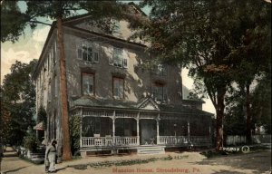 Stroudsburg Pennsylvania PA Mansion House c1910 Vintage Postcard