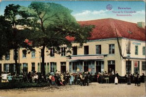 Beveloo Vue sur le Clarenbach Strassenansicht WOB Antique Postcard Lux Outdoor 