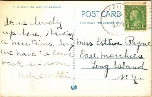 Birches Forest Park Springfield Mass Massachusetts Ma Wob Note Pm Vtg Postcard 