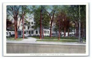 Postcard Maplewood Hotel, Pittsfield MA Mass I1