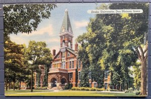 Vintage Postcard 1950 Drake University Des Moines Iowa (IA)