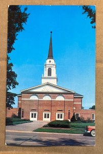 UNUSED POSTCARD - T. M. SINCLAIR CHAPEL, COE COLLEGE, CEDAR RAPIDS, IOWA