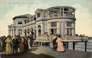 7th Avenue Pavilion Asbury Park New Jersey 1909 postcard