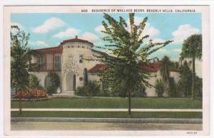 Wallace Beery Actor Movie Star Home Beverly Hills Los 