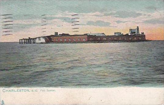 South Carolina Charleston Fort Sumter 1912 Tuck