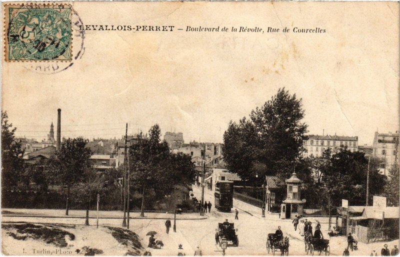CPA Levallois Perret Boulevard de la Revolte (1315255)
