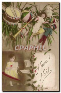 Old Postcard Fun Children Christmas Doll Army