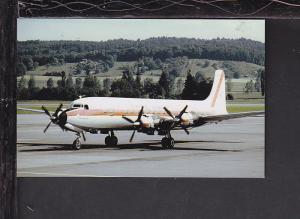 Transair Sweden,Douglas DC-7 Postcard 