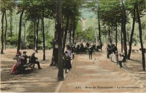 CPA PARIS (12e) Bois de VINCENNES. Le Boulodrome COLORISÉ (561388)