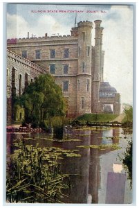 c1910 Illinois State Penitentiary Building Creek Tower Joliet Illinois Postcard