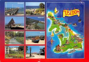 GG1659 usedom map cartes geographiques   germany