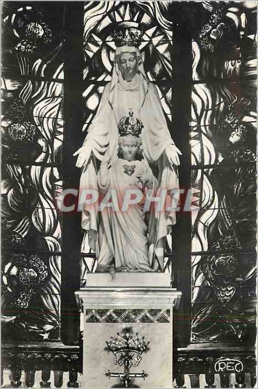 Postcard Modern Issoudun Indre Pilgrimage to Our Lady of the Sacred Heart