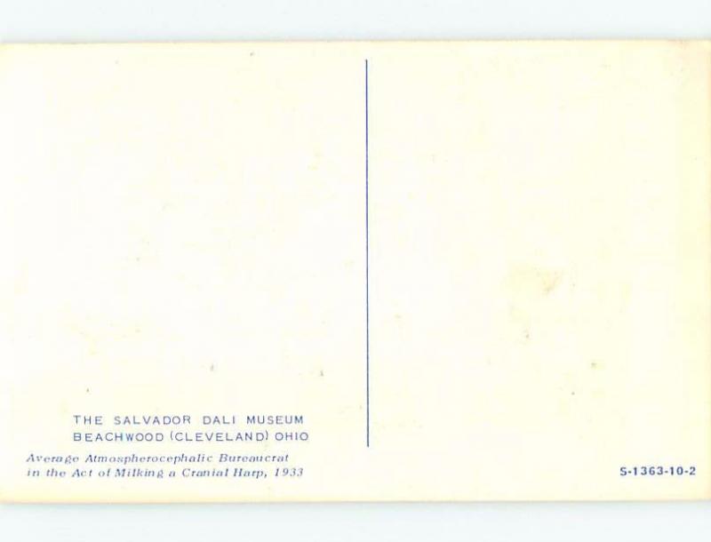 Unused Pre-1980 POSTCARD FROM THE SALVADOR DALI MUSEUM Cleveland Ohio OH ho9533