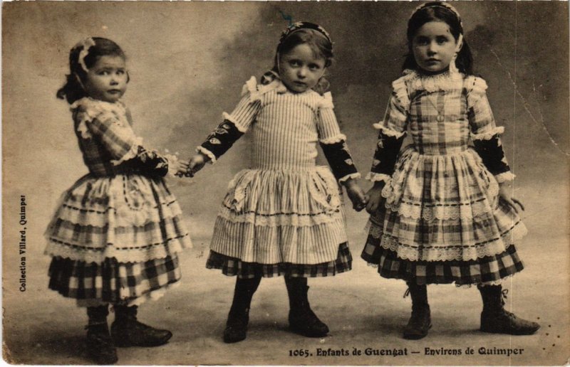 CPA Enfants de Guengat - Environs de Quimper (1034022)