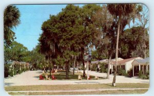 HOLLY HILL, FL  ~  Holly Hill COURT c1950s Roadside Volusia County Postcard