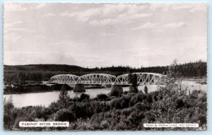 RPPC PARSNIP RIVER BRIDGE, British Columbia Canada ~ Hart Highway  Postcard