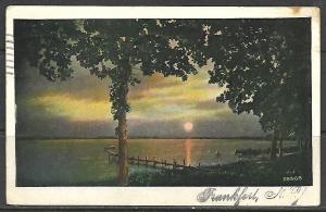 New York, Frankfort - Lake By Moonlight - [NY-058]