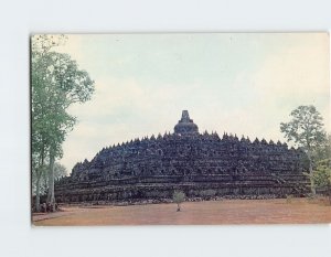 Postcard The Gigantic Borobudur Temple, Magelang Regency, Indonesia