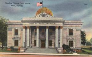 Washoe County Court House - Reno NV, Nevada - pm 1952 - Linen