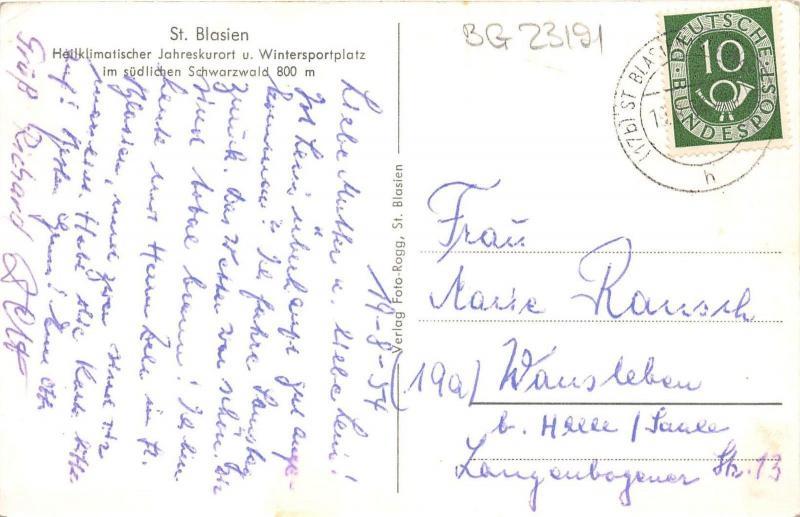 BG23191 evangelische kirche st blasien schwarzwald   germany CPSM 14x9cm