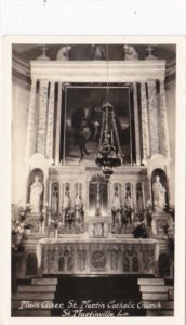 Louisiana Martinville Main Altar St Martin Catholic Church Real Photo