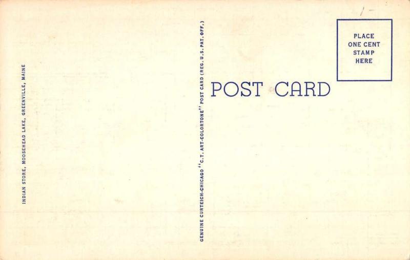 Moosehead Lake Maine Shoreline Waterfront Antique Postcard K61949