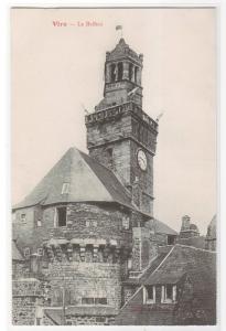 Le Beffroi Clock Tower Vire Normandy France 1910s postcard