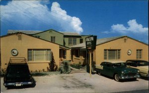 St Petersburg Florida FL Motel Apartments 1950s-60s Postcard