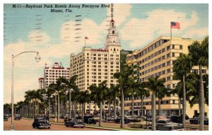 Florida Miami , Bayfront Park Hotels along Biscayne Blvd