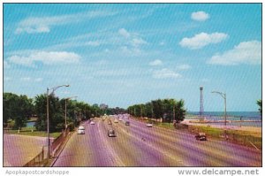 Illinois Chicago Outer Drive Near North Avenue Beach